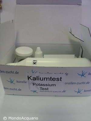 KORALLEN ZUCKT Test potassio