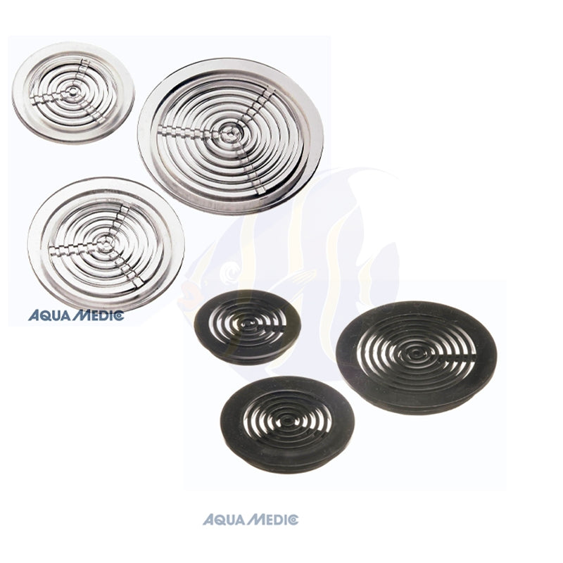 AQUA MEDIC Round grate 40mm nero
