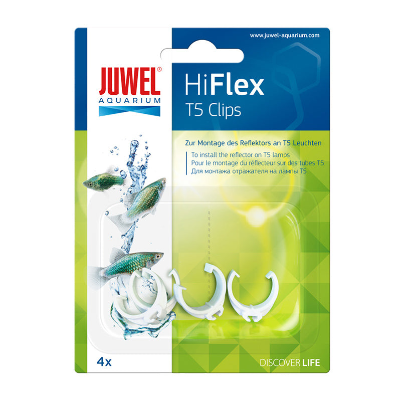 Set 4 clips rifletteti T5 plastica
