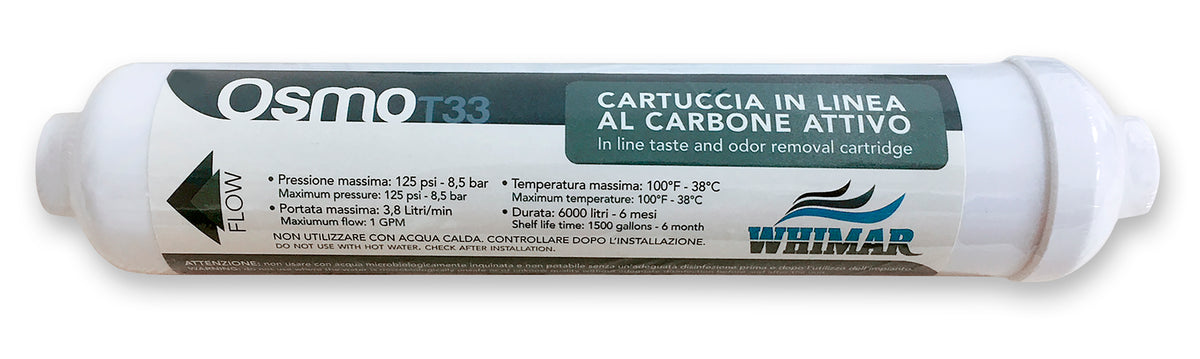 WHIMAR T33 cartuccia carbone in linea