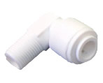 FORWATER Raccordo gomito attacco rapido tubo 1/4 filetto maschio 1/8