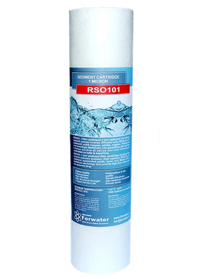 FORWATER Cartuccia filtrante sedimenti 1mcr RSO101 10 pollici