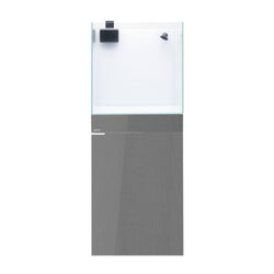 AQPET Acquario kubic 50 reef completo di supporto Tortora