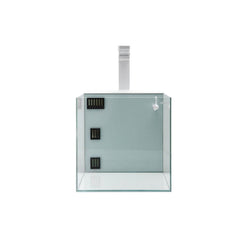 AQPET Rear bianco con filtro posteriore 50x50x50  8 mm