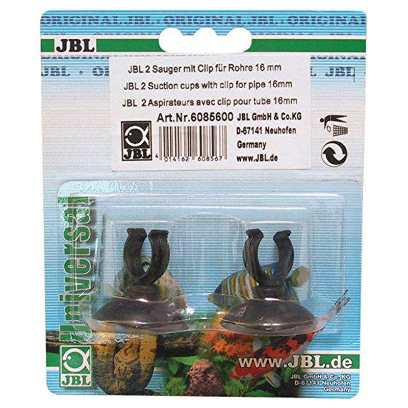 JBL Ventosa  con clip  plastica 2 pz 16 mm