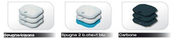 Cartuccia carbone 3pz 2226-2382-2026