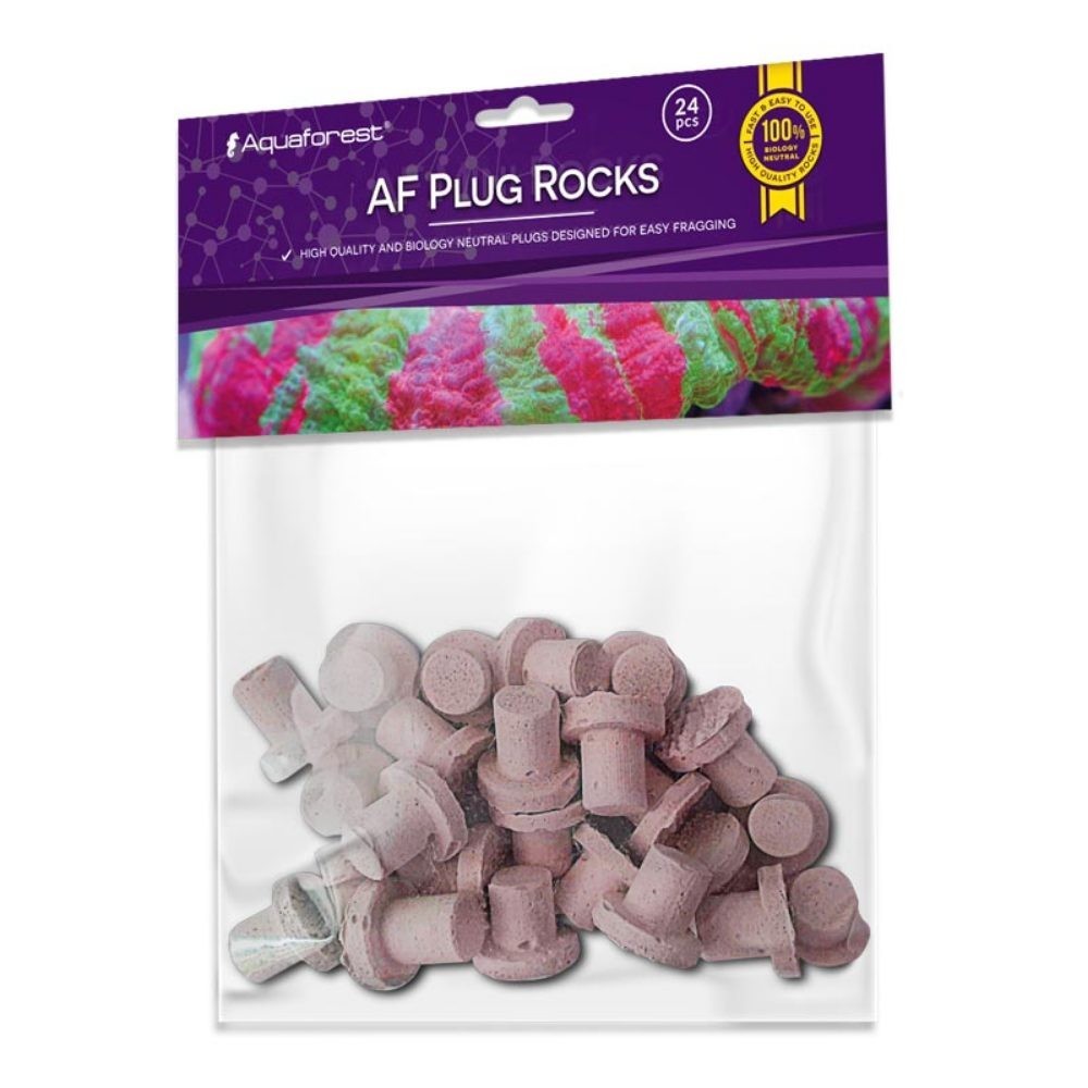 AQUAFOREST Plug rocks purple 24 pezzi