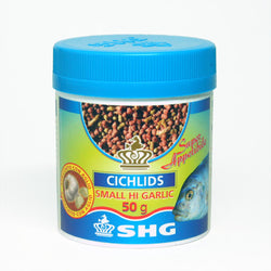 SHG Cichlids small hi garlic 50g